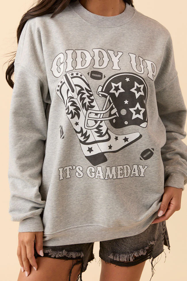Light Grey Graphic Sweatshirt